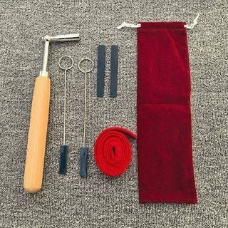 钢琴调律工具调琴扳手调音止音叉橡胶棒配细杆7件套跨境货源
