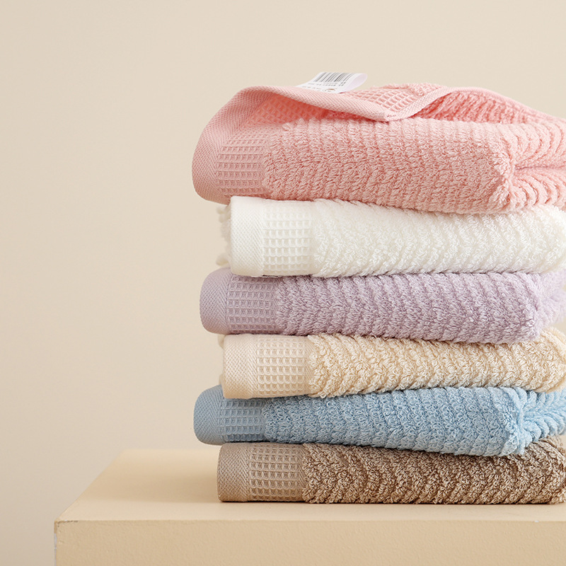 Light Luxury Thickeneded 145g Long-Staple Cotton Towel Class a Standard Large Towel Towel Maternity and Infant Quality Pure Cotton Towel