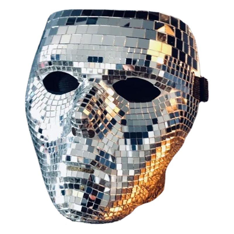 Disco Ball Glitter Face Mask Disco Ball Glitter espejo Face Mask