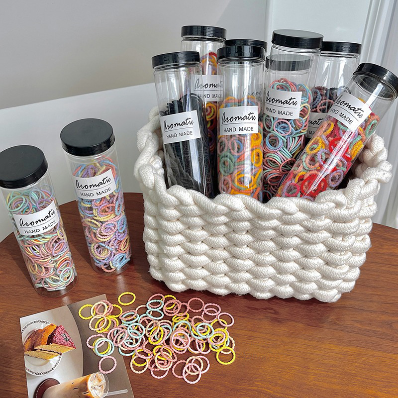 La banda de goma enlatada para niños no duele el pelo del bebé de las niñas lazo de pelo banda de pelo elástico cuerda de pelo pequeño tamaño banda de goma accesorios para el cabello