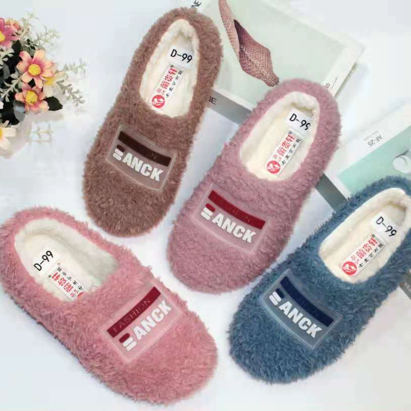 Хлопковые Тапочки женские сумка на каблуке удобная домашняя обувь на плоской подошве осенне-зимняя мягкая обувь на флисовой подкладке женская обувь