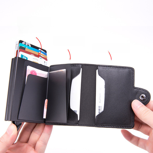 Bank card box, name card holder, credit card box, teacher's gift, bank card logo, wholesale cross-border card holder, RFID