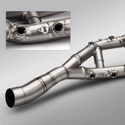 pipe, non-destructive installation, Motorcycle exhaust pipe