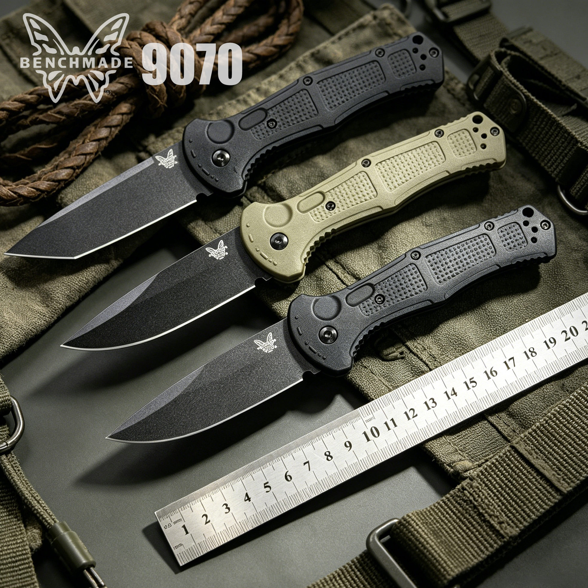 Hot -selling outdoor folding knife BM Butterfly 9070 High -hardness…