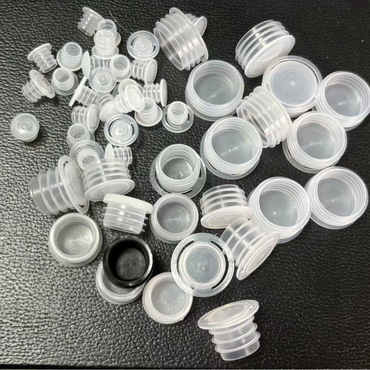 PE круглые пластиковые бутылки для вина пробки внутри крышки бутылки