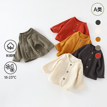 25秋季款童装宝宝a类外套婴儿针织衫春秋装儿童开衫毛衫韩版上衣