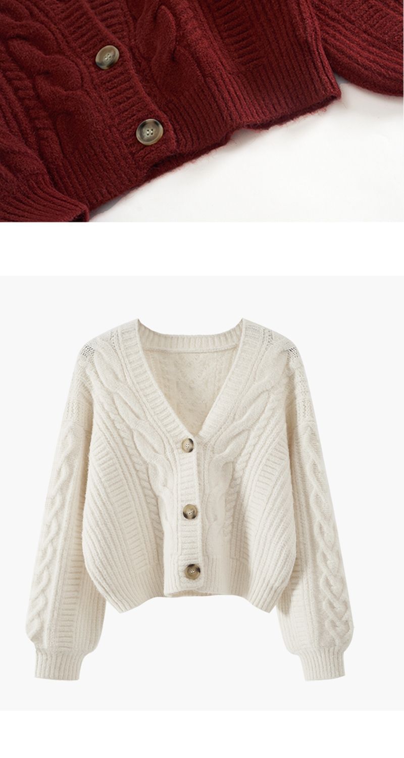 Solid Color Pattern Winter, Autumn Season Women's Gender Wholesale Women's Casual Solid Color Long Sleeve Button Sweaters & Cardigans