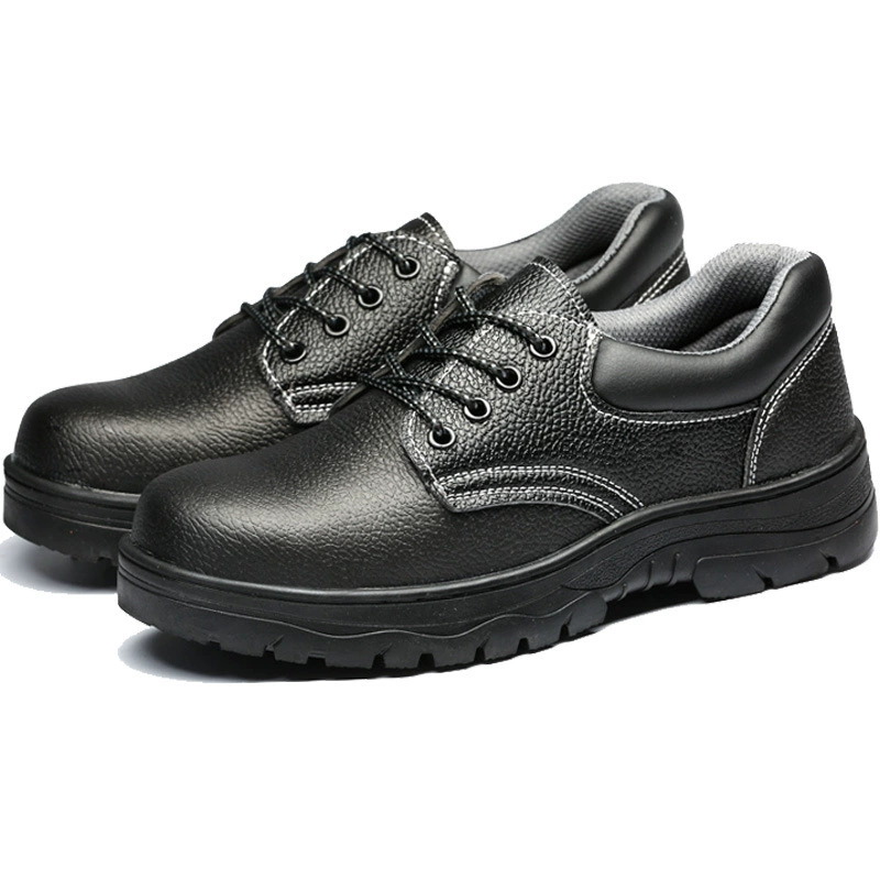Оптовая продажа обуви для охраны труда Мужская Four Seasons со стальным носком и защитой от ударов, легкий износостойкий дышащий дезодорант, защитная Рабочая обувь