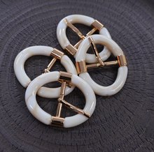 前黄树脂金属拼接纽扣箱包装饰调节日字扣风衣腰扣椭圆厂家直销