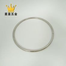 4寸大线圈 白镍手挽圈 铁环圆环 女包提手铁线圈