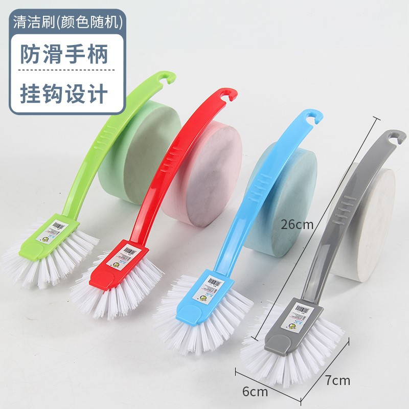 Kitchen Sink Drain Cleaning Brush, Oil-Removing Brush, Sink Cleaning Brush, Plastic Dishwashing Brush, Cleaning Brush for Range Hoods, Pot Brush, Dish Brush