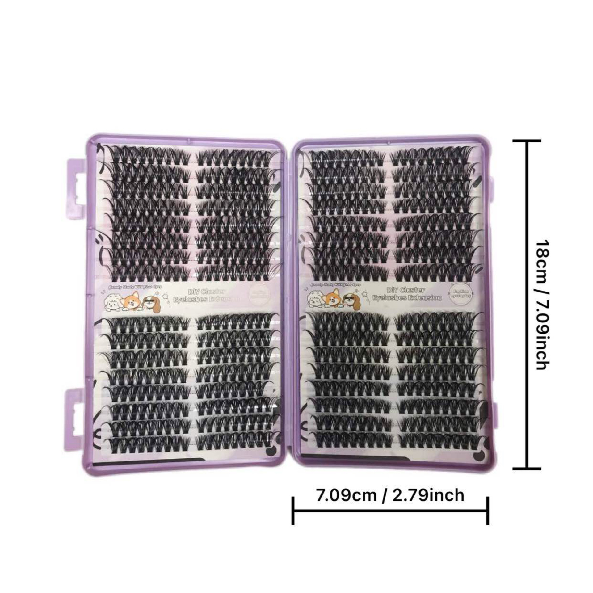 Amazon WM 21 nuevos productos de pestañas falsas DIY auto-injerto conjunto europeo y americano nuevo tipo de pestañas falsas transfronterizas