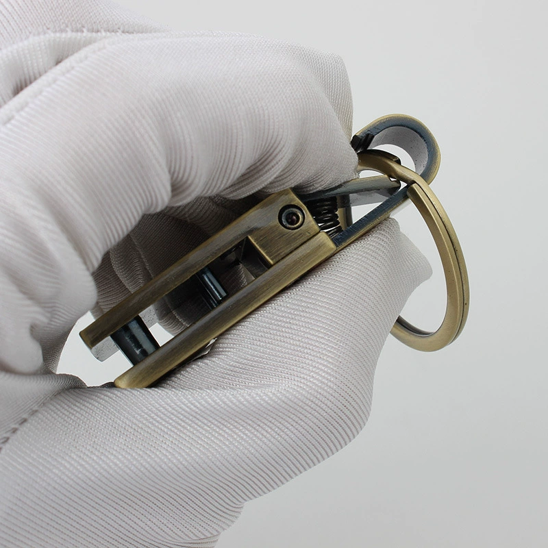 Creative lock, men's keychain with laser, (Physicals), creative gift