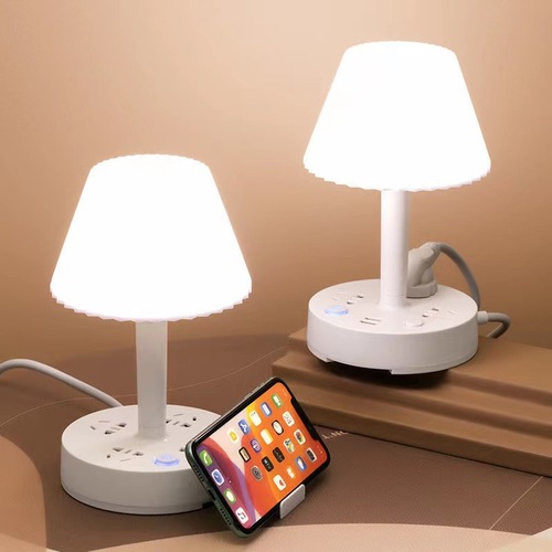Multifunctional surge protector learning desk lamp outlet wholesale with cord USB strip plug home reading power strip pure copper cord protector