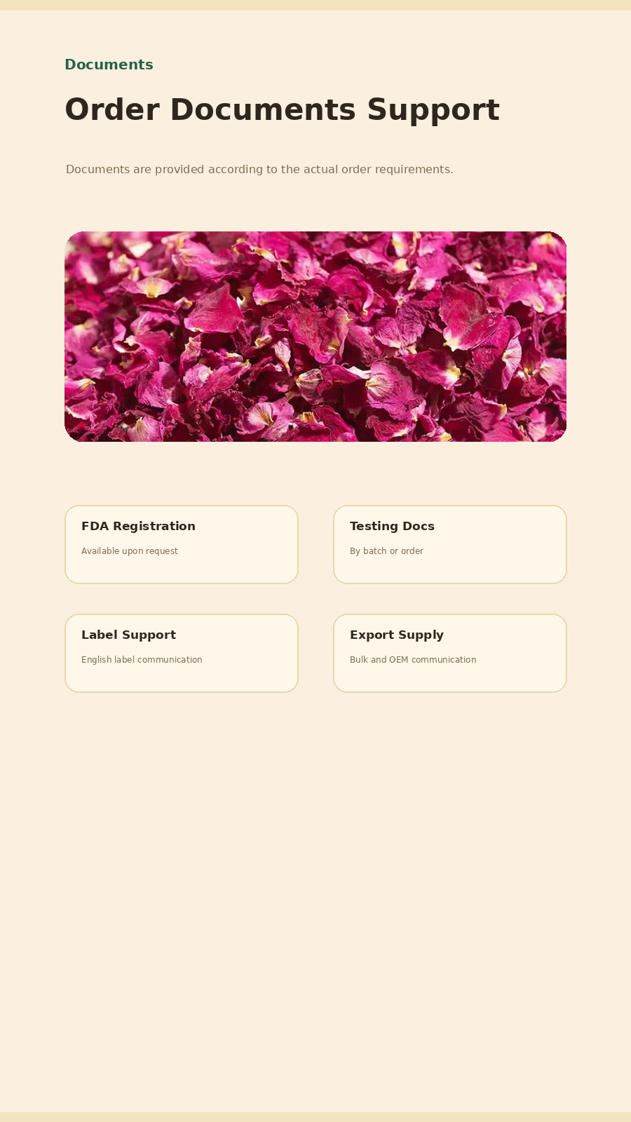 Dried Rose Bud Herbal Tea Mei Gui Hua 500g Bulk Botanical Infusion for Brewing quality and texture