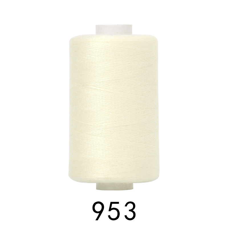 1000 yardas de hilo de poliéster de alta velocidad combinación de colores hogar hilo de coser mano hilo pequeño hilo fino dos hilos 402 hilo de coser