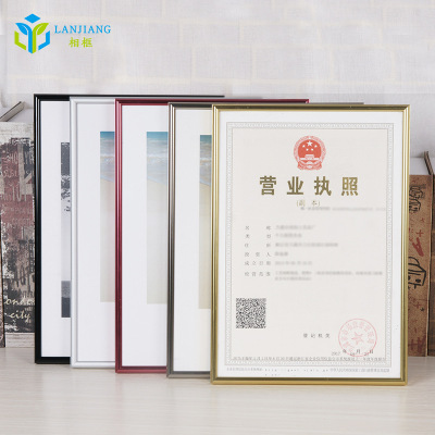 廠家直銷鋁合金相框創意擺台挂牆5寸6寸7寸現代簡約金屬裝飾畫框