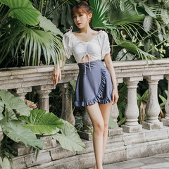 Swimsuit for women to hide the stomach and make you look slimmer, 2023 new conservative student Korean Instagram hot spring goddess fashion influencer style, extremely beautiful