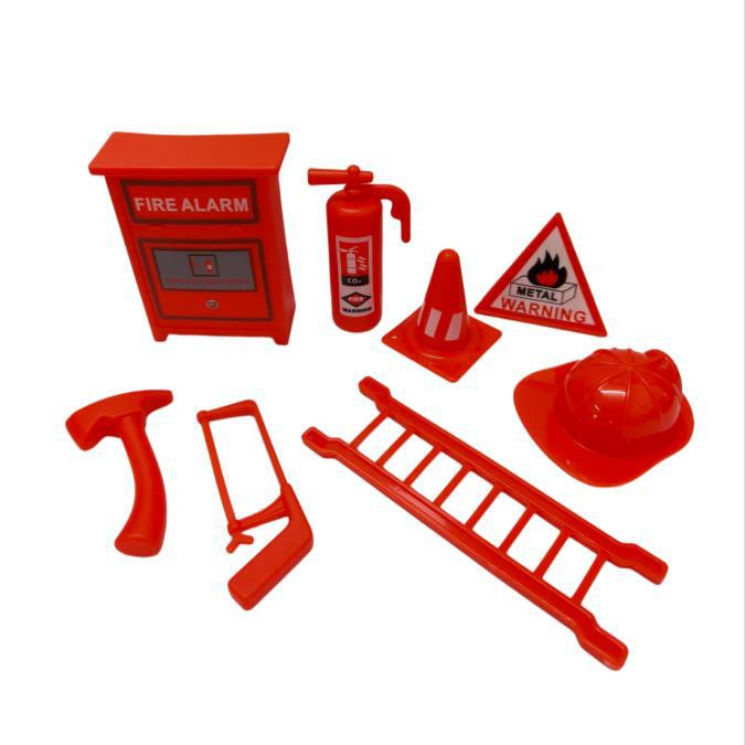 8 pieces of fire-fighting tools toy accessories play house miniature doll house safety protection fire-fighting appliances furnishings 30g 8 pieces of fire-fighting tools toy accessories play house miniature doll house safety protection fire-fighting appliances furnishings 30g