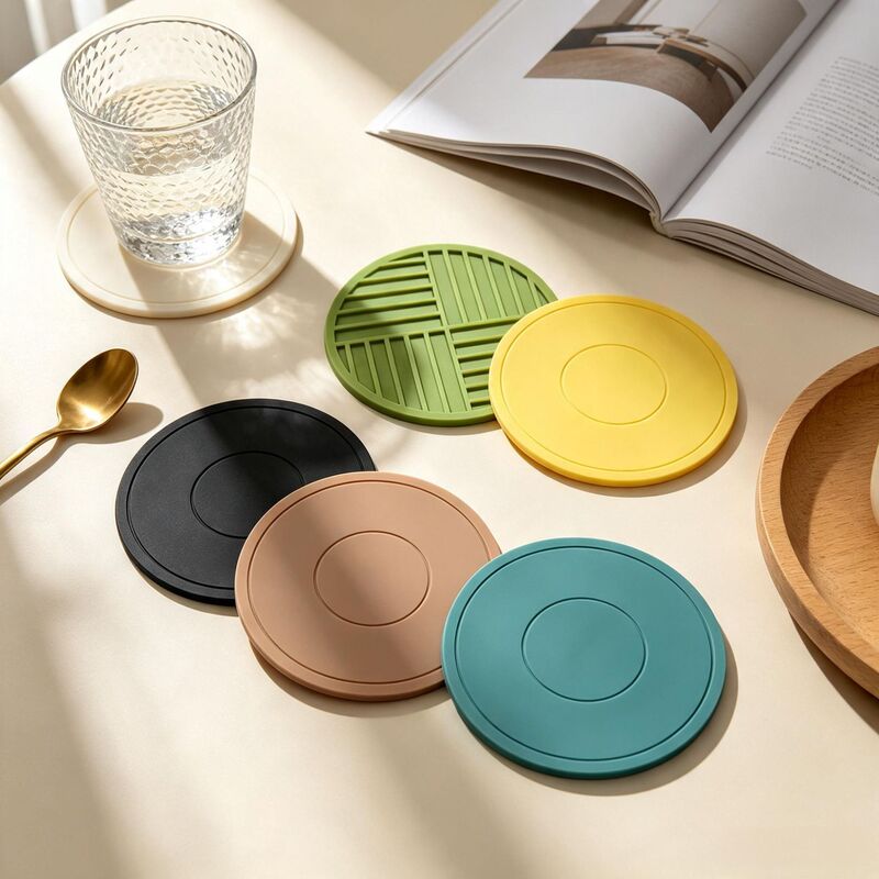 Simple Dining Table Mat, Heat-Insulating Mat, Non-Slip Plate Mat, Household Heat-Resistant Pot and Bowl Mat, Cup Mat, Anti-Scalding Table Mat Simple Dining Table Mat, Heat-Insulating Mat, Non-Slip Plate Mat, Household Heat-Resistant Pot and Bowl Mat, Cup Mat, Anti-Scalding Table Mat