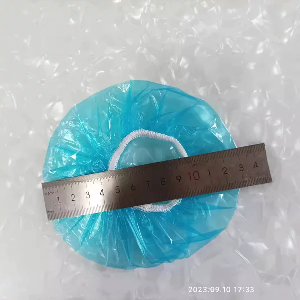 Wholesale solid color disposable plastic bowl cover transparent elastic mouth thickened dust cover wholesale physical photo PE plastic wrap