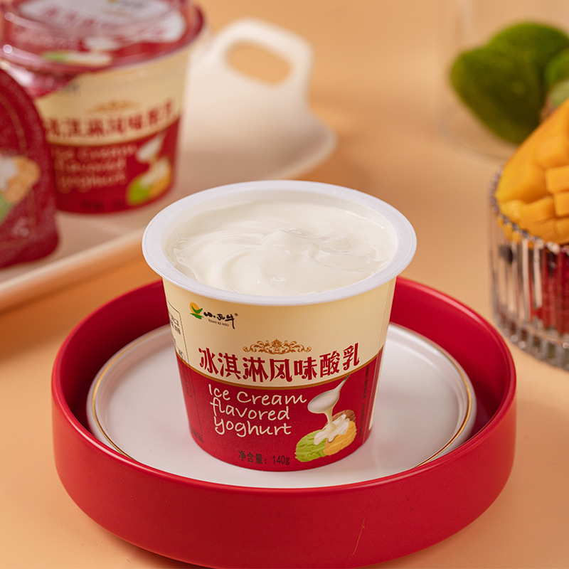 Guangming Xiaoxi Beef Ice Cream Flavored Yogurt Flavored Fermented Milk 140*12/box