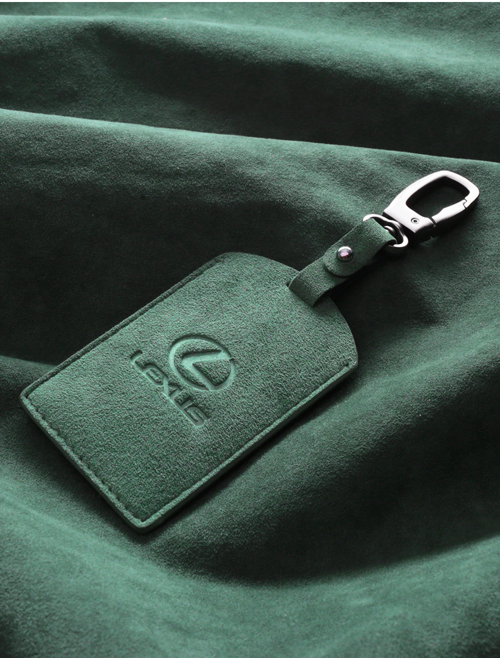Custom Alcantara fur key card set for Lexus LX570 and other card key case
