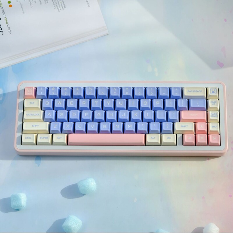 SA gift high Yan value girls mechanical keyboard notebook computer office game keyboard key cap a generation of hair