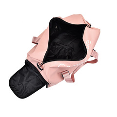 時尚健身包新款韓版運動包幹濕分離出差收納旅行袋尼龍瑜伽包