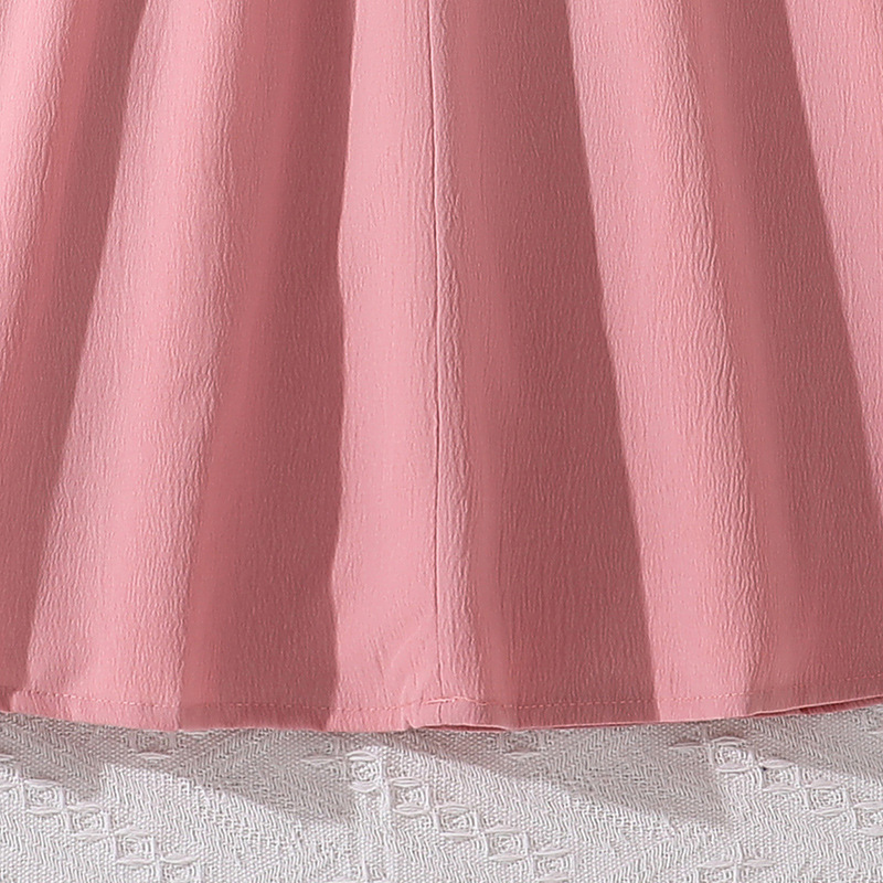 Mädchen Plissiertes Langarmkleid Für Den Herbst Bequemer Stil_voghion.com