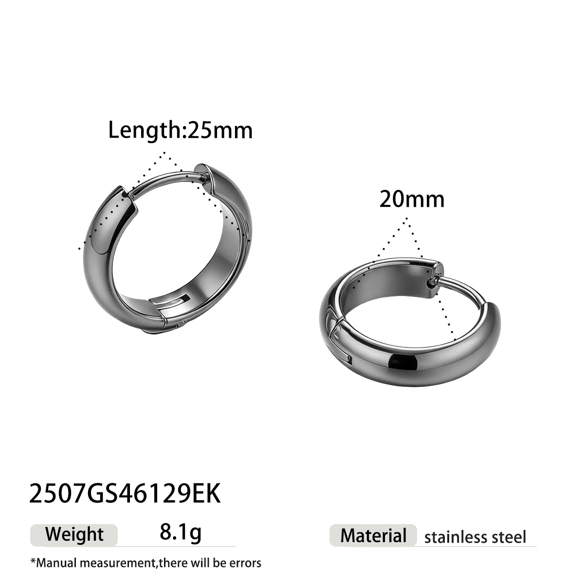 Taina europa y americana pendientes de acero inoxidable lujoso ligero de alto nivel brillante chapado en oro y plata pendientes de color contraste transfronterizos pendientes calientes image 10