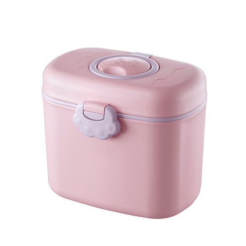 Bear Milk Powder Box Convenient Outing Baby Powdered Milk and Snack Dividers Storage Can Milk Powder Moisture Proof Waterproof