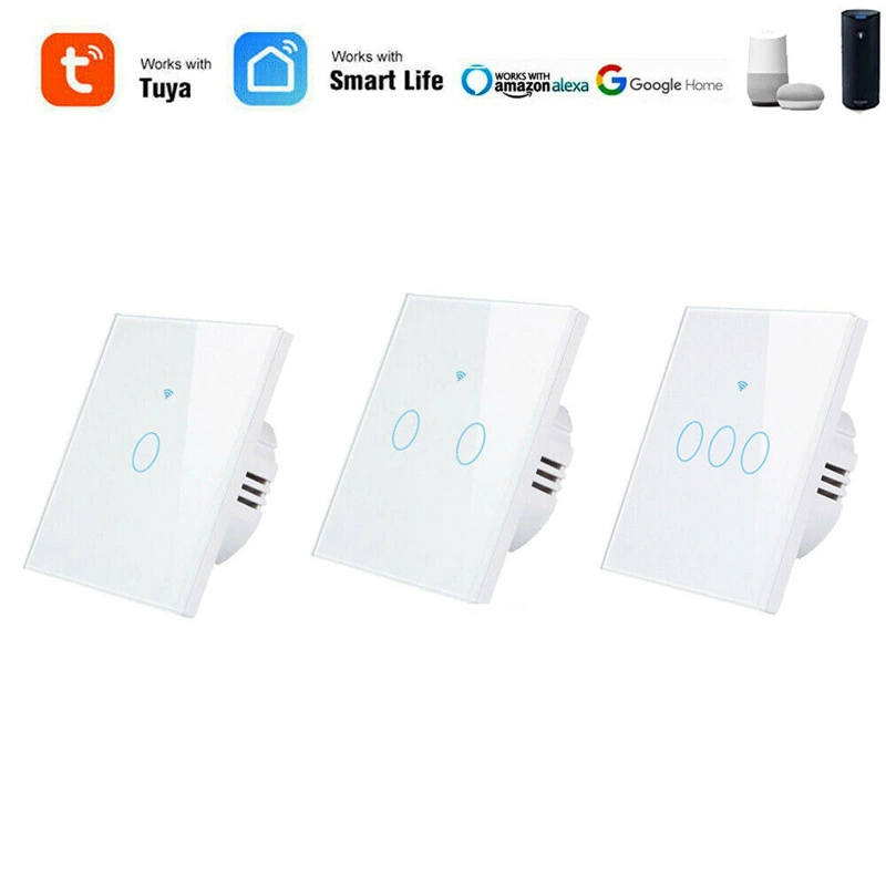 Версия с нейтральным проводом Tuya Smart Wi‑Fi выключатель для Европы
