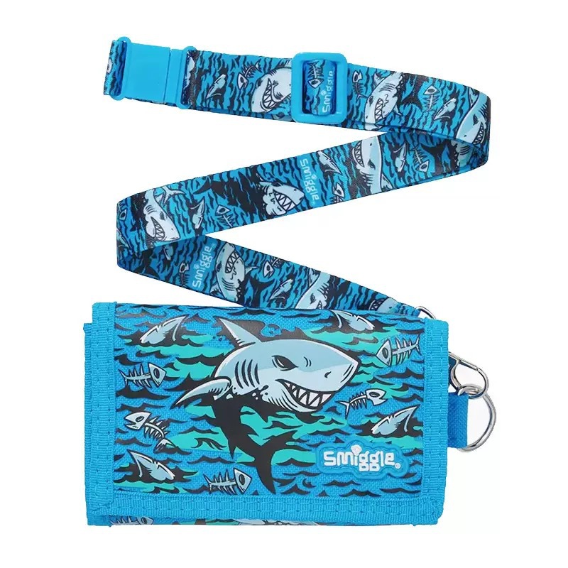 Australia mochila escolar smiggle escolares de hombro medio mochila de reducción de carga para niños mochila de tiburones de dibujos animados ocio nuevo