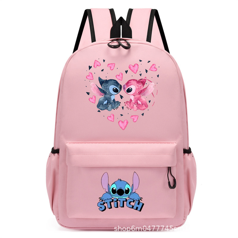 AliExpress Hot Sale Star Baby Cartoon Kindergarten Mochila rosa para niños y niñas Mochila para niños
