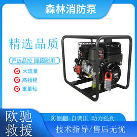 手抬式火场灭火泵300米扬程YPB7-3森林消防泵可串联高压接力泵