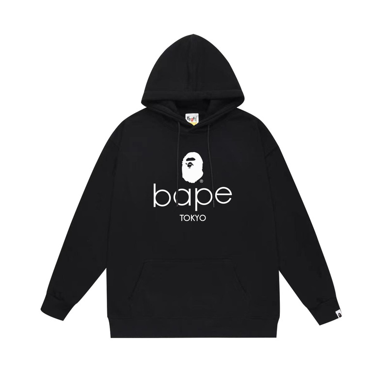 BAPE猿の頭の潮のブランドの片面のプリントは帽子の衛衣の秋冬の新型のヒップホップの潮流の男女の同項の純綿になります。|undefined