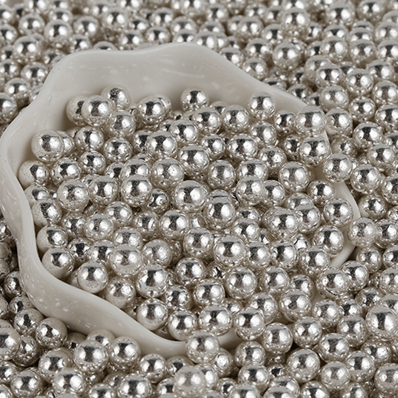 실버 비즈 4mm-130g 병