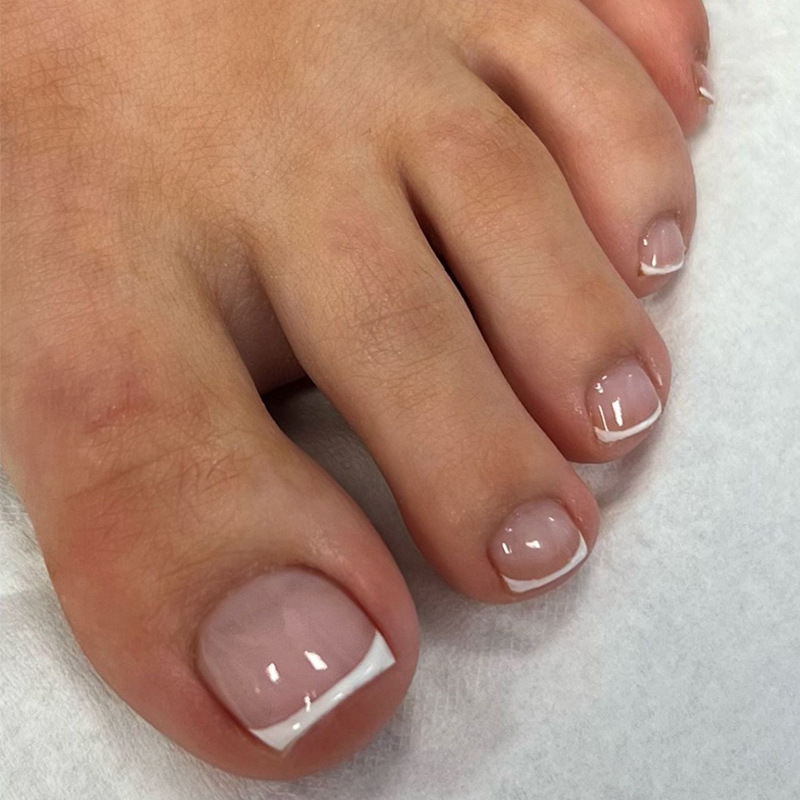Manicure Pieces Simple French Dressing Armor Removable Toenail Pieces European and American Toenail Pieces Atmospheric Nail Patch Manicure Pieces Simple French Dressing Armor Removable Toenail Pieces European and American Toenail Pieces Atmospheric Nail Patch