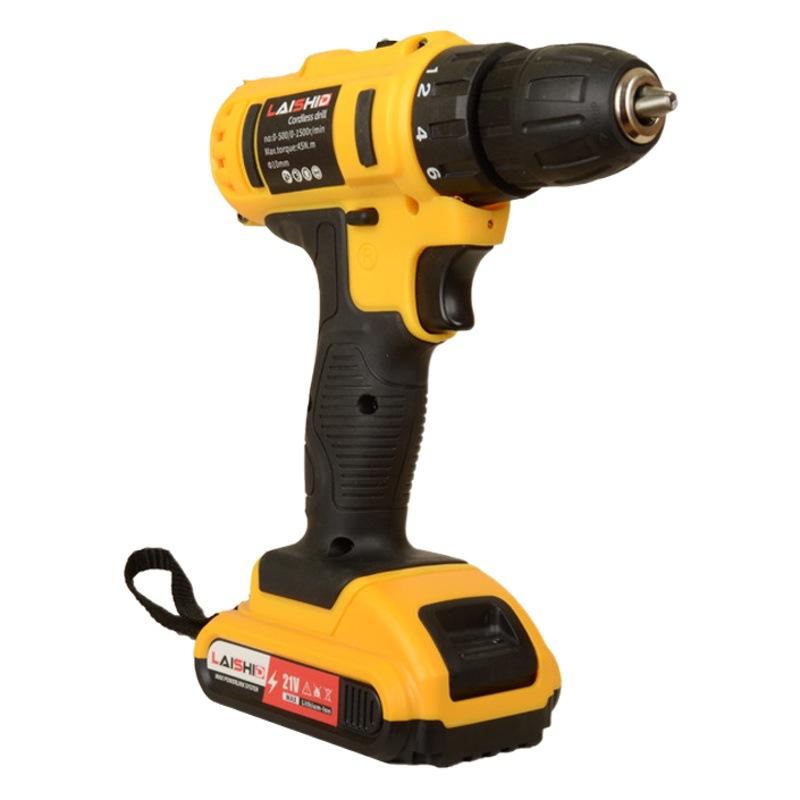 Transfronterizo multi-funcional taladro eléctrico portabrocas multi-funcional industrial grado batería de litio pistola perforadora taladro de mano