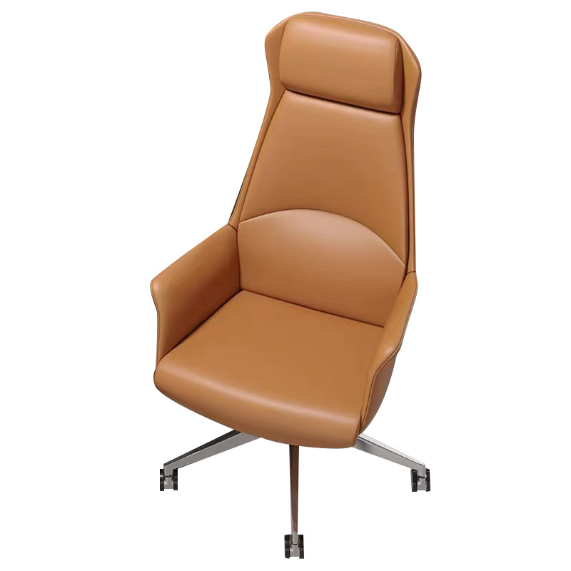 Silla de cuero ligera de lujo de alto nivel de negocios silla de oficina ergonomía silla cómoda al por mayor