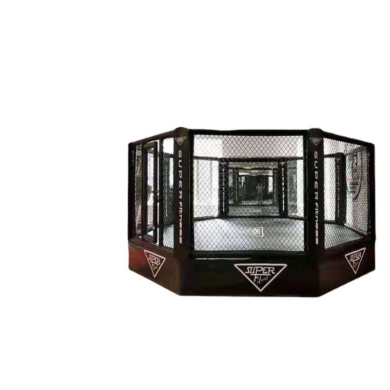 Jaula octogonal MMA lucha competencia entrenamiento hexagonal jaula de hierro jaula redonda lucha boxeo Sanda ring de boxeo