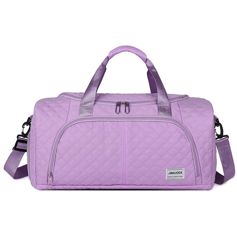 Bolsa de viaje de separación seca y húmeda de color sólido de gran capacidad, bolsa de viaje al aire libre, bolsa de equipaje de almacenamiento de ocio de todo fósforo al por mayor