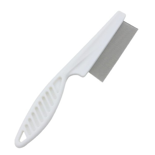 Cross-border pet comb: dog flea comb, cat flea removal comb, plastic fine-toothed specialized comb, steel needle comb, hair removal comb.