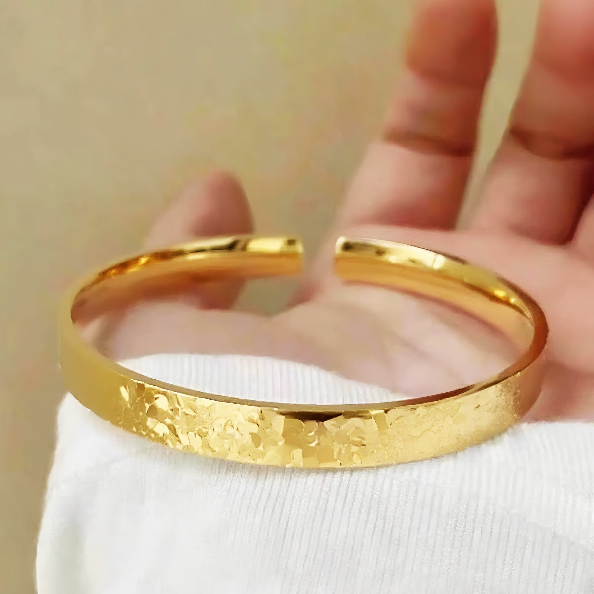 [개방형 분쇄 얼음, 모래 금 도금 및 두꺼워짐]