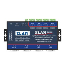 ZLAN5418H/5412D 4���ڷ�������·RS485/232ת��̫����Modbus����