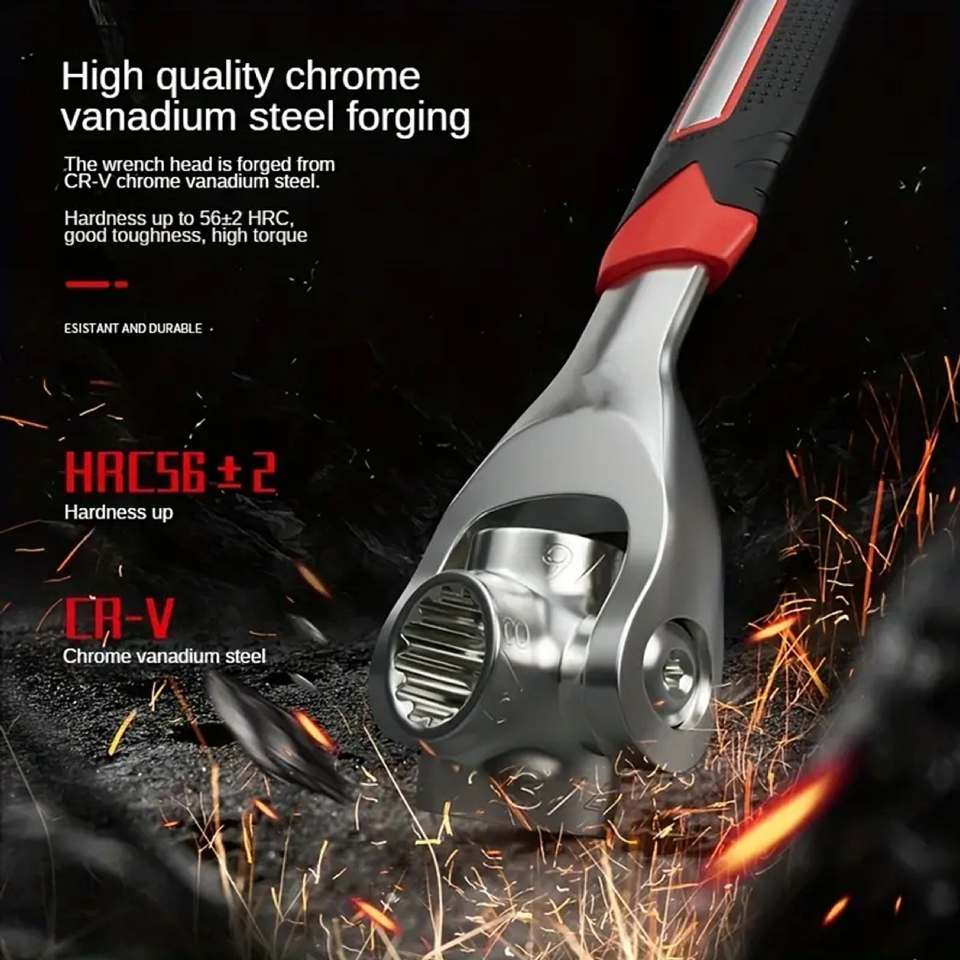 跨境48合1多功能工具骨头扳手360度可旋转防滑五金店货源五金工具