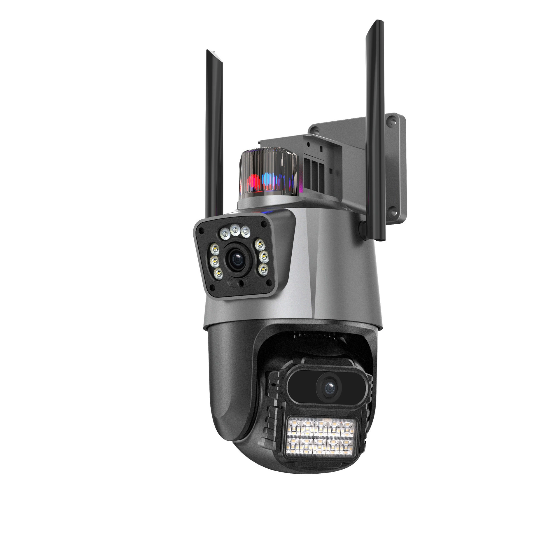 ICSEEP11 cross -border two -eyed linkage WiFi monitoring camera dual -lens dual -screen wireless network camera