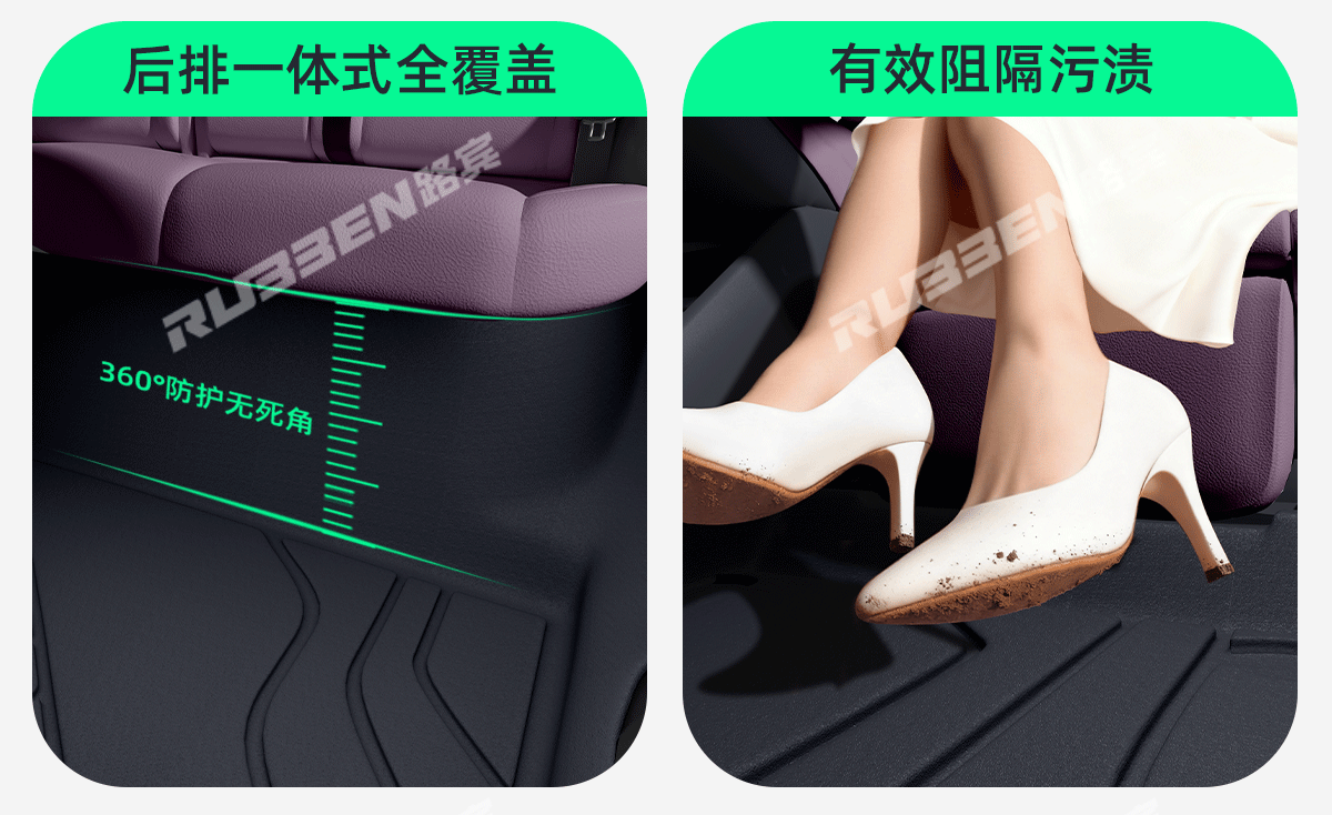 Suitable for the 2026 New Xiaomi Su7 Original Car Color Tpe Floor Mats, Special Car-Specific Full Starry Double-Layer Floor Mats