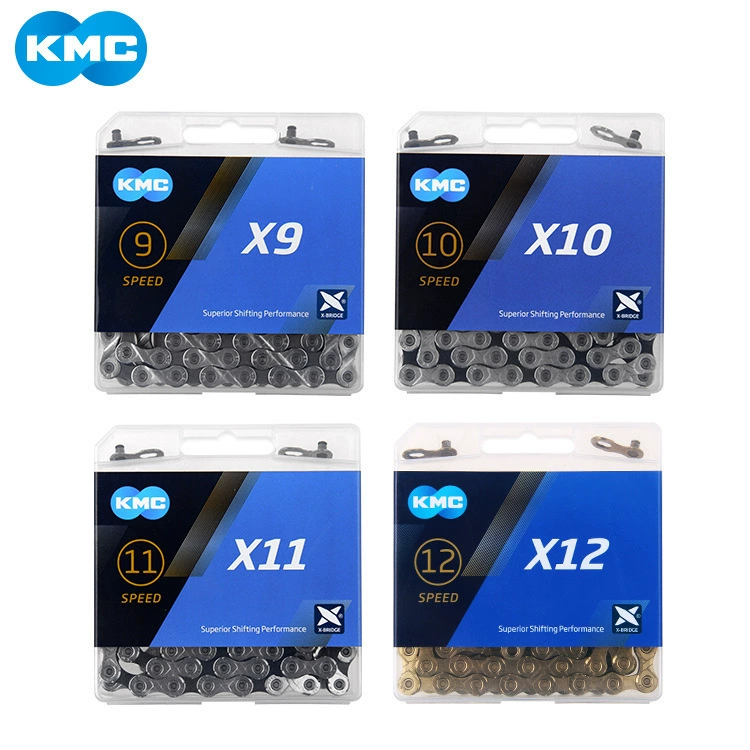 Тайваньская велосипедная цепь KMC X8X910, 11 скоростей, 12 скоростей, сверхлегкая трансмиссионная цепь для горного велосипеда, трансграничная горячая распродажа